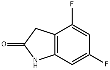 4,5-二氟吲哚 结构式
