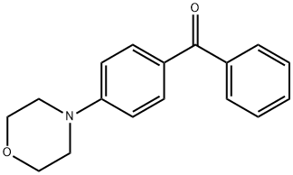 4-(4-モルホリニル)ベンゾフェノン 化学構造式
