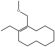 (2-Ethyl-1-cyclodecen-1-yl)methyl(methyl) ether Structure
