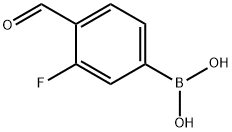 3-氟-4-醛基苯硼酸, 248270-25-9, 结构式