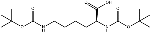Nα,Nε-ジ-Boc-L-リシン 化学構造式