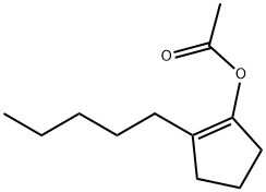 2-ペンチル-1-シクロペンテン-1-オールアセタート 化学構造式