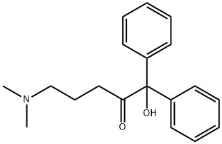 5-(Dimethylamino)-1-hydroxy-1,1-diphenyl-2-pentanone Structure