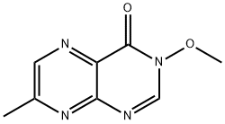 3-Methoxy-7-methyl-4(3H)-pteridinone Structure