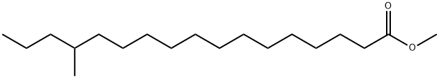 14-Methylheptadecanoic acid methyl ester 结构式