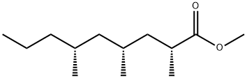 [2R,4R,6R,(-)]-2,4,6-Trimethylnonanoic acid methyl ester Struktur