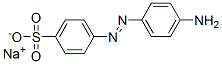 4-アミノアゾベンゼン-4'-スルホン酸ナトリウム 化学構造式