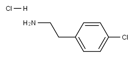 2-(4-氯苯基)乙胺盐酸盐, 2492-83-3, 结构式