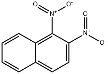 1,2-Dinitronaphthalene 结构式