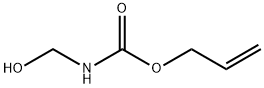 Hydroxymethylcarbamic acid 2-propenyl ester 结构式