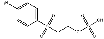 2-[(4-Aminophenyl)sulfonyl]ethyl hydrogen sulfate Structure