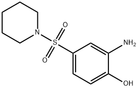 2-AMINO-4-(PIPERIDINE-1-SULFONYL)-PHENOL Structure