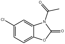 3-Acetyl-5-chlorobenzoxazol-2(3H)-one 结构式