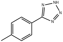 5-(p-トリル)-1H-テトラゾール 化学構造式