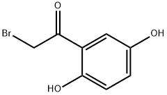 2-bromo-2-5-dihydroxyacetophenone Structure