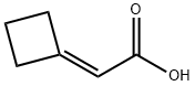 2-cyclobutylideneacetic acid Structure