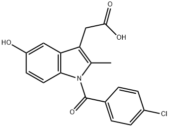 5-hydroxyindomethacin Structure