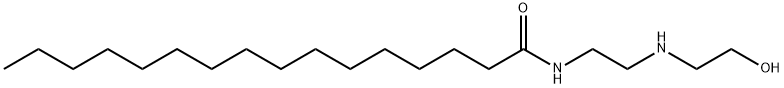 N-[2-[(2-ヒドロキシエチル)アミノ]エチル]ヘキサデカンアミド 化学構造式