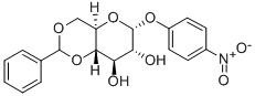 4-Nitrophenyl4,6-benzylidene-a-D-glucopyranoside Structure
