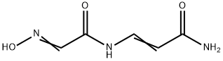 3-[[(Hydroxyimino)acetyl]amino]propenamide Structure