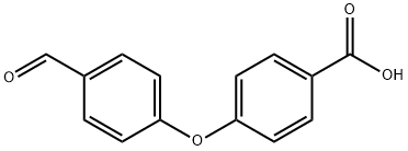 4-(4-FORMYLPHENOXY)BENZOIC ACID Structure