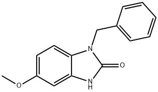 5-Methoxy-1-benzyl-1H-benzoimidazole-2(3H)-one Structure