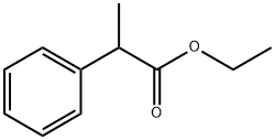 α-メチルベンゼン酢酸エチル 化学構造式