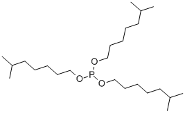 三异辛基亚磷酸酯, 25103-12-2, 结构式