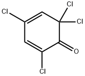 2,2,4,6-Tetrachloro-3,5-cyclohexadien-1-one Structure