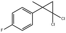 1-(2,2-dichloro-1-methylcyclopropyl)-4-fluorobenzene Structure