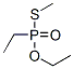Ethylphosphonothioic acid O-ethyl S-methyl ester Structure