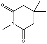 1,4,4-Trimethyl-2,6-piperidinedione Structure