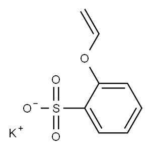 potassium vinyloxybenzenesulphonate Structure