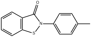 2 - (4 - Methylphenyl) - 1,2 - benzisothiazol - 3(2H)-one, 2514-30-9, 结构式