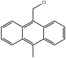 9-Methyl-10-(chloromethyl)anthracene Structure