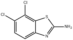 2-氨基-5,6-二氯苯并噻唑 结构式