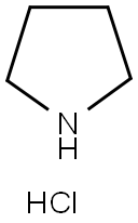 吡咯烷盐酸盐, 25150-61-2, 结构式