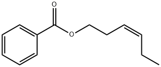 顺式-3-己烯醇苯甲酸酯, 25152-85-6, 结构式