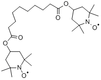 双(2,2,6,6-四甲基-4-哌啶基)癸二酸酯氮氧自由基 结构式