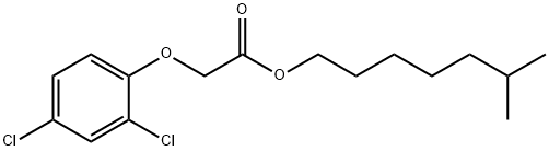 2,4-D异辛酯, 25168-26-7, 结构式