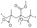 ポリ(メタクリル酸メチル)、イソタクチック 化学構造式