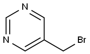 5-(溴甲基)嘧啶 结构式