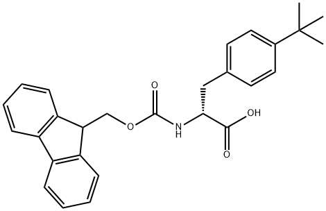 FMOC-D-PHE(4-TBU)-OH, 252049-14-2, 结构式