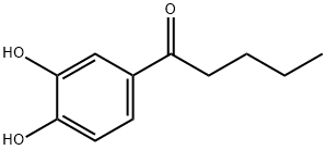 1-(3,4-DIHYDROXY-PHENYL)-PENTAN-1-ONE 结构式