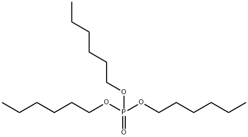 りん酸トリヘキシル 化学構造式