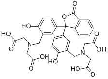 N,N'-[(3-oxo-1(3H)-isobenzofuranyliden)bis[(6-hydroxy-3,1-phenylen)methylen]]bis[N-(carboxymethyl)glycin