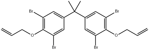 2,2',6,6'-Tetrabromobisphenol A diallyl ether Struktur