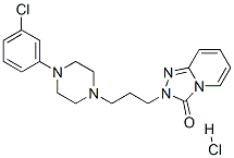 盐酸曲唑酮, 25332-39-2, 结构式