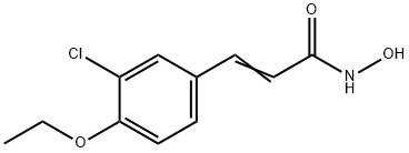 3-(3-Chloro-4-ethoxyphenyl)-2-propenehydroximic acid Structure