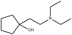 Cyclopentanol, 1-[2-(diethylamino)ethyl]- (8CI) Structure